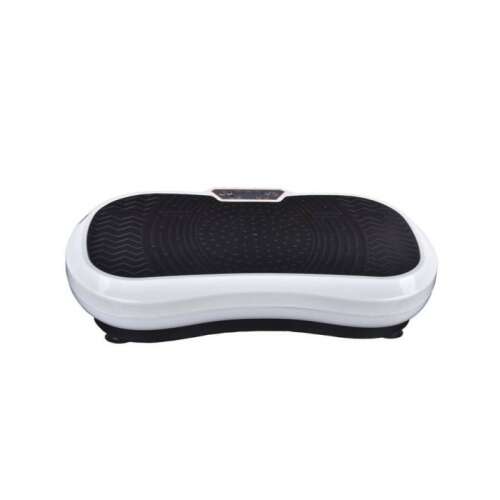 Bewello Flabélos vibrációs edzőpad, fehér és fekete, vezérlőpanellel