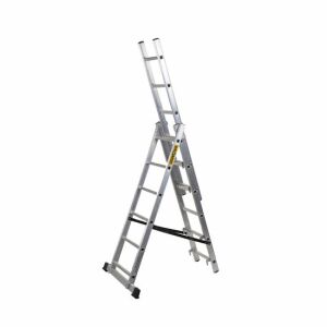 Scară multifuncțională 3 secțiuni x 6 trepte - Drabest 136979811 - Scară și suport