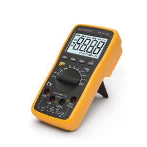 Maxwell MX-25 328 6 az 1-ben digitális multiméter, sárga, ferde nézet - Maxwell