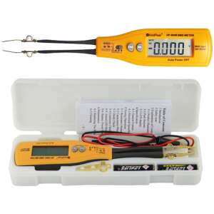 Holdpeak 990A SMD teszter, multiméter, digitális, sárga, tokban, szondákkal és tartozékokkal - Uni-T