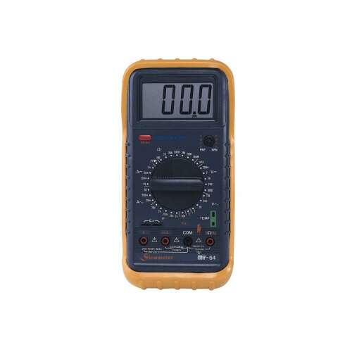 SMA MY 64 professzionális multiméter villammossági mérésekhez. automatikus méréshatár váltás, ac/dc/hőmérés/kapacitás/frekvencia mérése sma my64