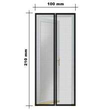Mágneses szúnyogháló ajtóra 100x210 cm-pillangós - 11398C 
