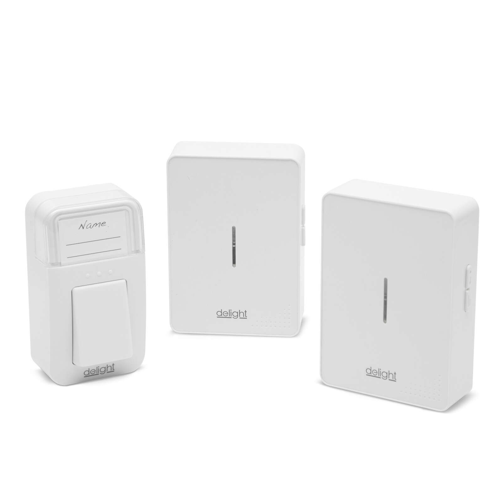 Delight 55340 Digitális elem és vezeték nélküli csengő - Kinetic technológiával, dupla vevőegységgel (hatótávolság: 100m) - 00085729