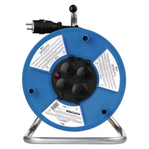 Emos P19625 25 méteres kábeldob 4 aljzattal