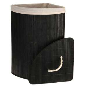 Cos rufe Excellent Houseware, bambus, 35x35x60 cm, negru 72454998 Prosoape