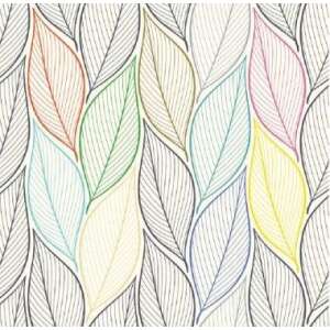 Gekkofix COLORFUL LEAVES öntapadós tapéta, színes levelek mintával, 45cm x 15m-es tekercs - Gekkofix