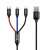 Baseus 3 az 1-ben USB-C / Lightning / Micro 3A 1,2 m-es USB-kábel (fekete) 97336427