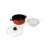 CookLine non-stick oil frying pan with lid and filter 24cm #red 51346630