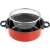 CookLine non-stick oil frying pan with lid and filter 24cm #red 51346630