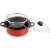 CookLine non-stick oil frying pan with lid and filter 24cm #red 51346630