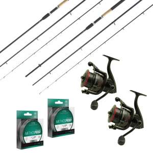 Tobi dupla method feeder szett horgászbot és orsókészlet - Feeder szett