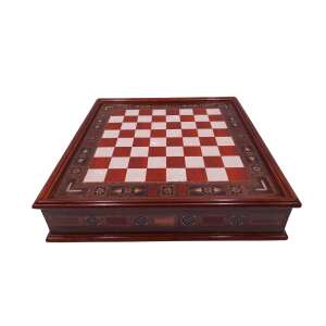 IdeallStore® sakkjáték, Chess Master, 30x30 cm, fa, barna, szállítótáska 50764005 Dominók, sakkok