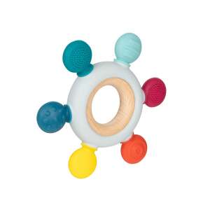 Canpol Babies fa és szilikon rágóka különböző textúrákkal a baba ínyének - Canpol babies