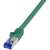Logilink Ultraflex Cat.6A S/FTP patch kábel, zöld, 7,5m