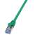 LogiLink PrimeLine Cat.6A S/FTP zöld patch kábel, 10 méter