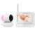 EvolvEO NL4 baby monitor with night light and rotating camera