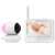 EvolvEO NL4 baby monitor with night light and rotating camera