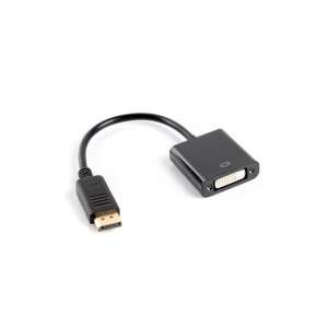 Adaptor Lanberg DisplayPort la DVI-I Dual Link, 10 cm - Convertoare DisplayPort