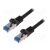 Patch cord S/FTP LOGILINK Cat7, LSZH, cupru, 600MHz, mufe RJ45 Cat6a, 7.5 m, negru, AWG26, dublu ecranat (CQ4083S) (CQ4083S) 50794327
