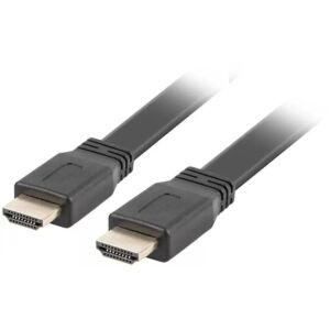 Lanberg 1.8m Flat HDMI Cable for 4K TVs and Monitors - Computers and Accessory