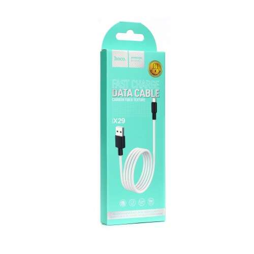 Hoco X29 Micro USB cable white, fast charging data cable, 1 meter, 2A