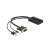 Adapter Delock VGA do HDMI z dźwiękiem, czarny, 3 kable