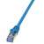 LogiLink PrimeLine Cat.6A S/FTP patch cable, blue, 3m