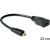 Delock 83374 Micro HDMI-D to HDMI-A Adapter Cable