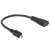 Delock high speed HDMI cable with Ethernet - micro D male to A female