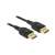 Delock DisplayPort kábel 8K 60Hz 2m DP 8K tanúsítvánnyal, fekete, 2 méter