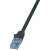 Logilink Econline Cat.6A UTP patch cable, black, 3 meters