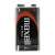 Maxell 9V battery, zinc, front view