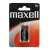 Maxell 9V battery in blister packaging
