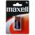 Maxell 9V battery in blister packaging