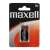 Maxell 9V battery in blister packaging