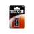 Maxell 9V battery in blister packaging