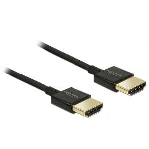 Delock nagysebességű HDMI-kábel Ethernettel, 1,5 m, fekete - HDMI kábel
