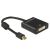 Delock Adapter mini Displayport 1.2 female to 1.2 female DVI socket 4K active, black 50796398