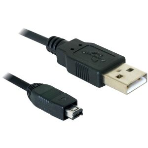 Delock USB-B mini na USB-A kábel, 1.5m - USB káble
