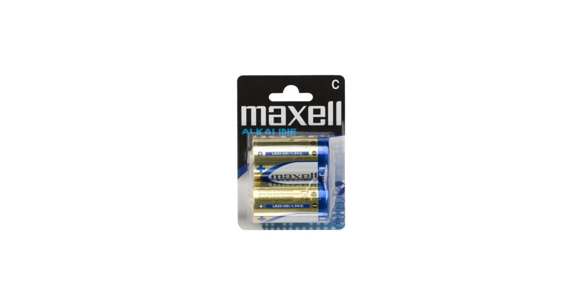 LR14 C Cell Blister 2 Pk - Maxell