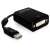 Delock DisplayPort to DVI adapter, black