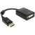 Delock DisplayPort auf DVI Adapter, schwarz