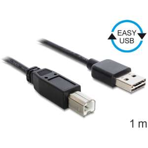 Delock EASY-USB 2.0 -A apa &gt; USB 2.0-B apa kábel, 1 m 82943248 