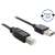 Delock EASY-USB 2.0 A to USB 2.0 B cable, 1 meter, black