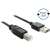 Delock EASY-USB 2.0 A to USB 2.0 B cable, 1 meter, black