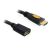 Delock magas sebességű HDMI hosszabbító kábel, Ethernettel, A apa / anya, 2 m 133913484