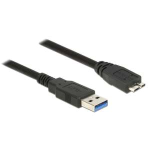 Kabel USB 3.0 Delock, wtyczka typu A &gt; wtyczka typu Micro-B, 1,5 m - Kabel USB