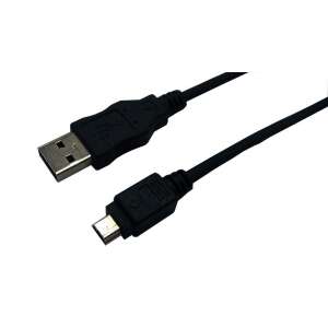LogiLink USB 2.0 cable, USB-A to Mini-USB, black, 3m - Logilink USB Cable