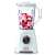 Tefal Blendforce 2 blender, white, 2 liter capacity, 600 watt, ice crushing, with fruits and ice