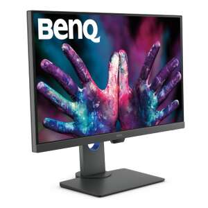 Angled view of BenQ PD2705Q 27" QHD designer monitor - Electronic